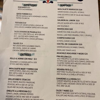 Pezcow - Menu 2/2022 - Mexican Near Me - Windsor, California