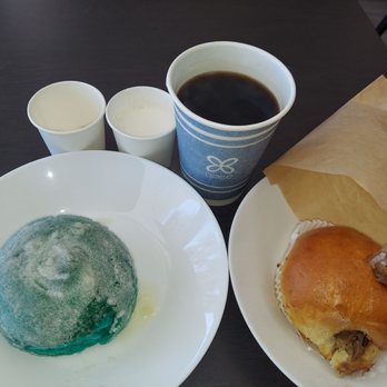 Say So Sweets - My breakfast. Pork butter bun, and I forgot the name of the other one. Both were good. - Desserts Near Me - Jacksonville, Florida Say So Sweets - My breakfast. Pork butter bun, and I forgot the name of the other one. Both were good. - Desserts Near Me - Jacksonville, Florida