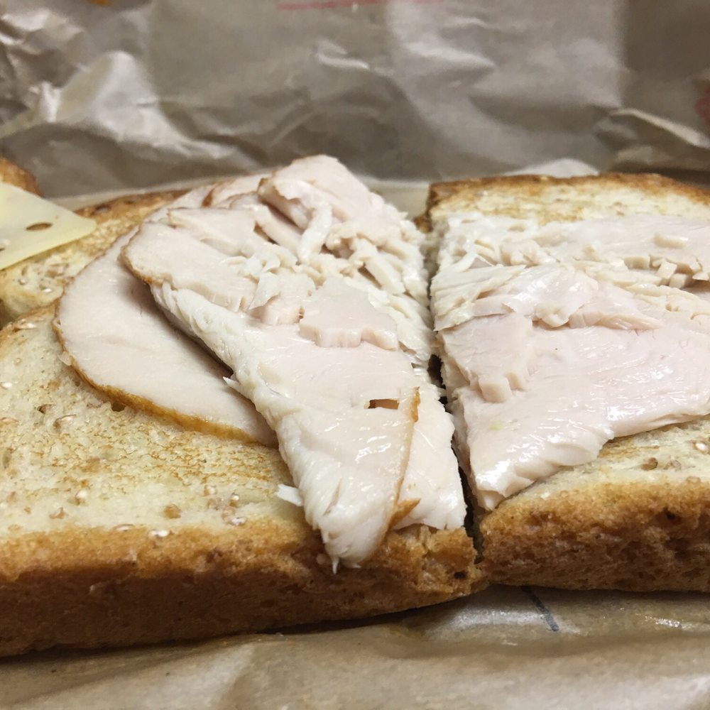 I know I ordered it plain but some turkey would've been nice.