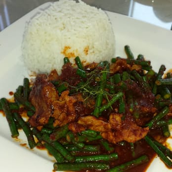 Baan Thai - Prik king with pork - lunch special - Thai Near Me - Panorama City, California