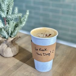 Cozy Coffee - Cozy Cinnamon latte- Very good!   Art needs a bit of help though.