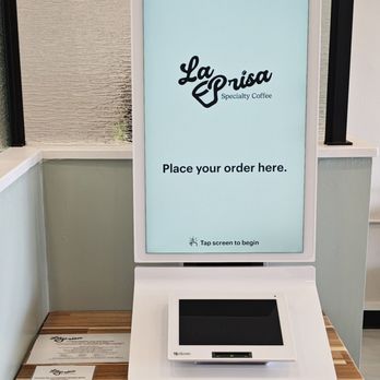 La Prisa - Self-service ordering station - Coffee & Tea Near Me - San Diego, California