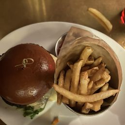 I got the Wagu burger and fries, very tasty. I got the Wagu burger and fries, very tasty.