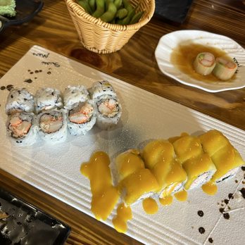 Sushi Masa - Crunchy Roll and I-10 Roll - Salad Near Me - College Station, Texas Sushi Masa - Crunchy Roll and I-10 Roll - Salad Near Me - College Station, Texas