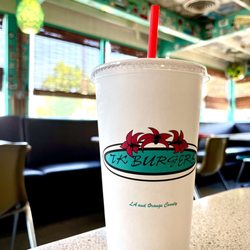 TK Burgers - TK cold soda with pellet ice!! Yummy