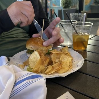 Charlys Waterfront - Old Bay Crab Burger - Burgers Near Me - Essex, Maryland