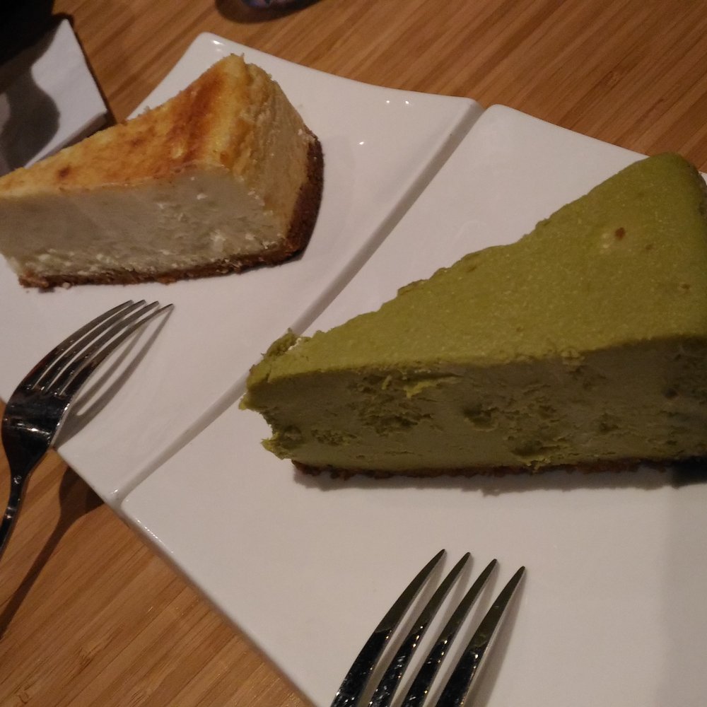 Sansotei Ramen - Matcha and tofu cheesecake - Japanese Near Me - Markham, Ontario Sansotei Ramen - Matcha and tofu cheesecake - Japanese Near Me - Markham, Ontario