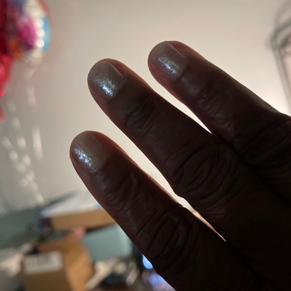Not a great photo but I like my nails. Not a great photo but I like my nails.