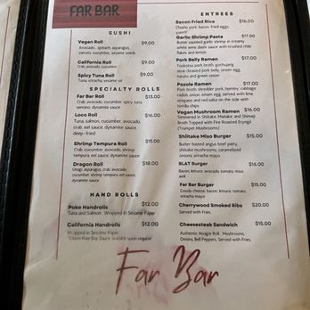 Far Bar - Asian Fusion Near Me - Los Angeles, California