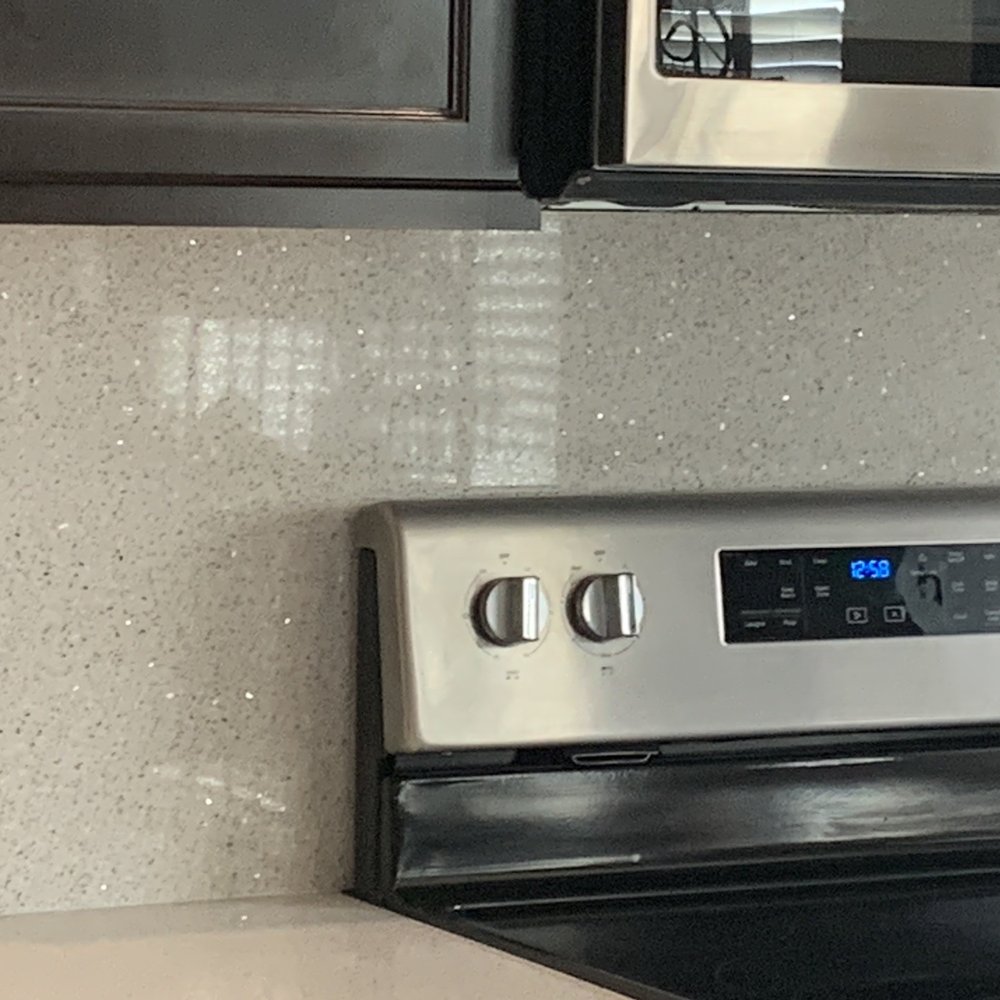 Granite Transformations of Tempe - The completed job with back splash. Love the sparkle!! - Countertop Installation Near Me Granite Transformations of Tempe - The completed job with back splash. Love the sparkle!! - Countertop Installation Near Me