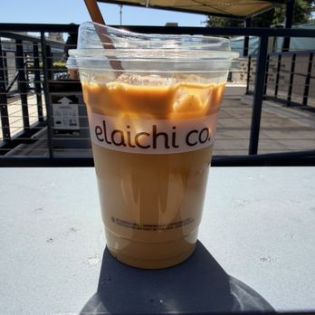 elaichi co. - Iced oatmilk latte, large - Coffee & Tea Near Me - Berkeley, California