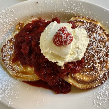 Briarpatch Restaurant - Raspberry Lemon Cream Pancakes - American Near Me - Winter Park, Florida
