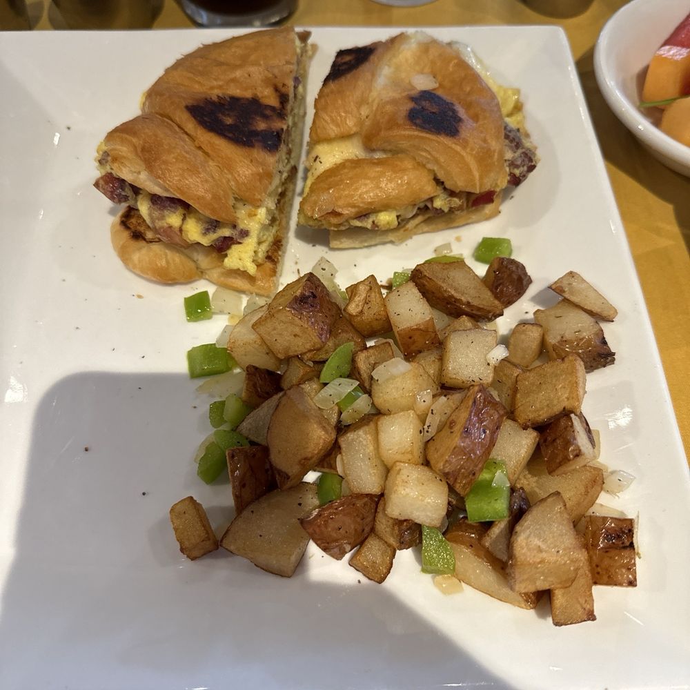 Cafe de France - Bacon Egg Croissant - Breakfast & Brunch Near Me - Denver, Colorado