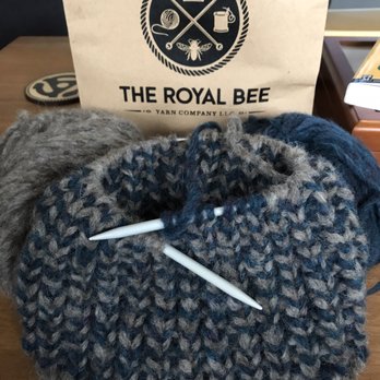 Royal Bee Yarn Shop - Yarn I bought for my new project -- Rowen merino wool + baby alpaca. So soft! - Knitting Supplies Near Me - Pacifica, California