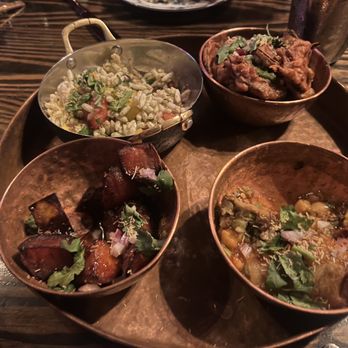 Ma’am Saab - One of the many shared platters - Pakistani Near Me - Charleston, South Carolina Ma’am Saab - One of the many shared platters - Pakistani Near Me - Charleston, South Carolina