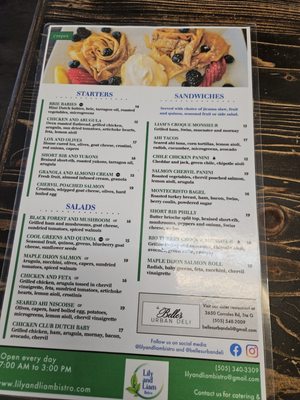 Menu photo 3 Lily and Liam Bistro Rio Rancho, NM