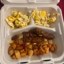 Geneva Diner - Eggs home fries and sausage I guess