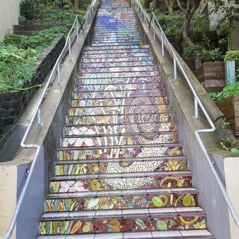 Hidden Garden Steps - Public Art Near Me - San Francisco, California Hidden Garden Steps - Public Art Near Me - San Francisco, California