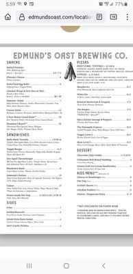 Menu photo 6 Edmund's Oast Brewing Charleston, SC Menu photo 6 Edmund's Oast Brewing Charleston, SC