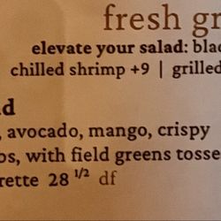 The Haida Gwaii tuna on top of the salad is buttery and tasty.