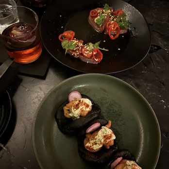 SAGO - Tuna sashimi and lobster bao buns - Cocktail Bars Near Me - Encinitas, California