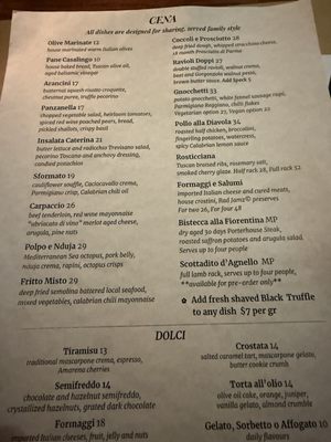 Menu photo 3 Fiorino Vancouver, BC Menu photo 3 Fiorino Vancouver, BC
