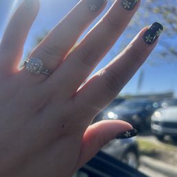 These were my gelX nails when I got them done. They did look amazing and I loved them. These were my gelX nails when I got them done. They did look amazing and I loved them.