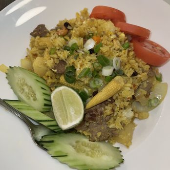 Charm Thai Bistro - Pineapple Fried Rice - Thai Near Me - Oakland, California Charm Thai Bistro - Pineapple Fried Rice - Thai Near Me - Oakland, California