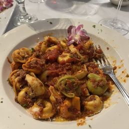 Partially Eaten Tortellini Bolognese - so good!! Partially Eaten Tortellini Bolognese - so good!!