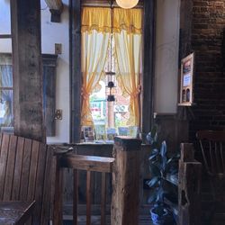 Inside the yellow deli