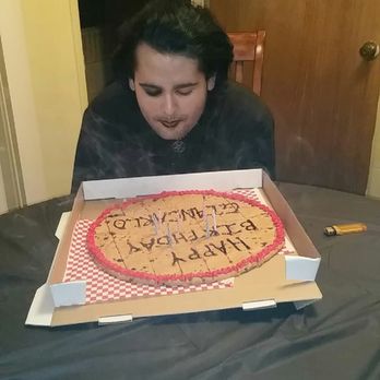 Te Amo Pizza - July 2015 Early birthday, The cookie cake was to die for, I didn't want to share at first! haha - Pizza Near Me - Bell, California Te Amo Pizza - July 2015 Early birthday, The cookie cake was to die for, I didn't want to share at first! haha - Pizza Near Me - Bell, California