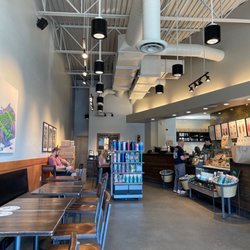Starbucks - Clean and inviting.