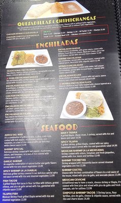 Menu photo 5 Cantinflas Mexican Grill Sallisaw, OK