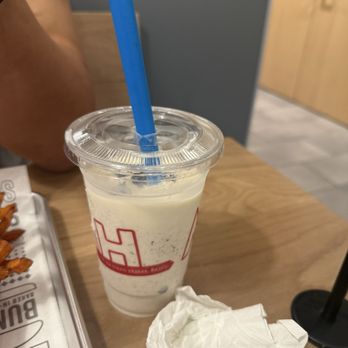 MOOYAH Burgers, Fries & Shakes - Large Oreo shake - Juice Bars & Smoothies Near Me - O'Fallon, Missouri MOOYAH Burgers, Fries & Shakes - Large Oreo shake - Juice Bars & Smoothies Near Me - O'Fallon, Missouri