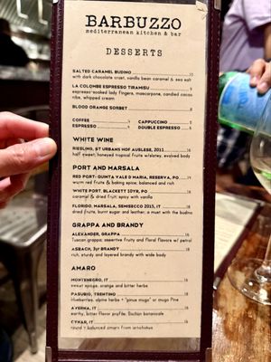 Menu photo 3 Barbuzzo Philadelphia, PA