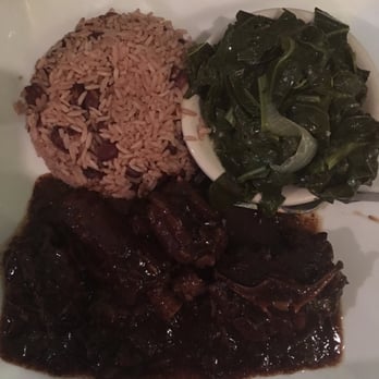 Cutlass Grille - Oxtails were so tender . Collard greens seasoned(I hate when restaurants don't season food , you won't be disappointed here) - Caribbean Near Me - Chesapeake, Virginia