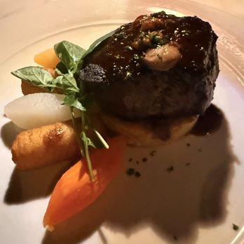 Eiffel Tower - Prime Filet Mignon with Bone Marrow Bread Pudding - French Near Me - Las Vegas, Nevada