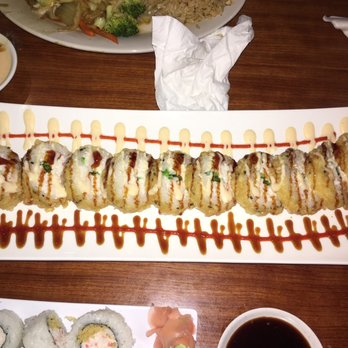 Fujiyama Japanese Cuisine - Bourbon Roll (without crawfish) - Japanese Near Me - Luling, Louisiana Fujiyama Japanese Cuisine - Bourbon Roll (without crawfish) - Japanese Near Me - Luling, Louisiana