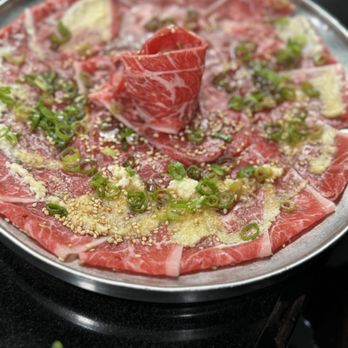Mokkoji Shabu Shabu Bar - Flat Iron "Mokkoji Cut" 10 pc marinated - Japanese Near Me - Irvine, California Mokkoji Shabu Shabu Bar - Flat Iron "Mokkoji Cut" 10 pc marinated - Japanese Near Me - Irvine, California