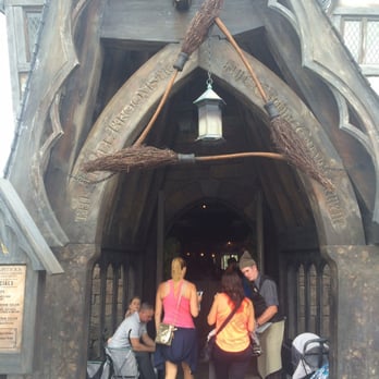Three Broomsticks - Three official broomsticks - British Near Me - Orlando, Florida