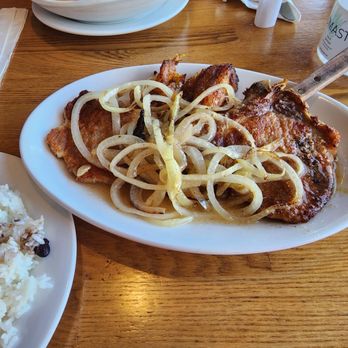 Versailles - pork chop plate - Cuban Near Me - Encino, California