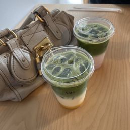 Strawberry matcha