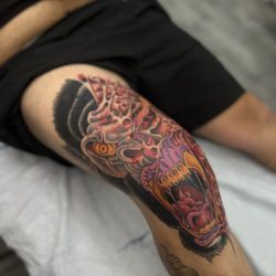 Electric Eye Tattoo - Traditional gorilla by Jonatan