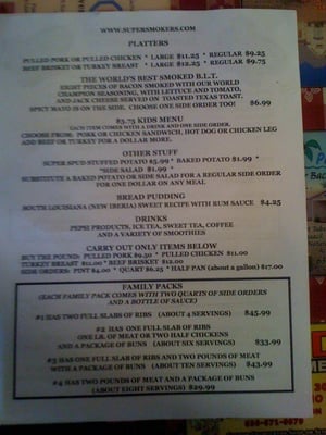 Menu photo 7 Super Smokers BBQ Eureka, MO