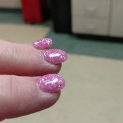 Sky Nails - Worst nails ever had to go home and redo my own Nails had to buy a special tool to clean up underneath my nails they're  a glob of acrylic