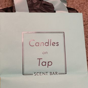 Candles on Tap - Cute bag that our candle was presented in - Candle Stores Near Me - Encinitas, California