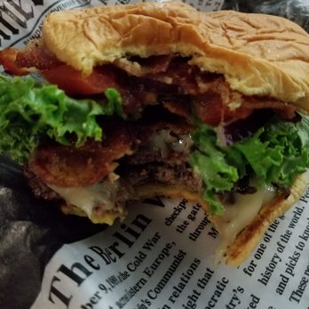 Have-A-Burger - The lettuce was beautiful. Fresh slices of tomato.  Microwaved bacon and bun....... Go to Wendy's instead. - Burgers Near Me - Havertown, Pennsylvania