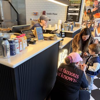 PopUp Bagels - A great moment inside PopUp Bagels! They really care about the customers! - Bagels Near Me - Jacksonville, Florida PopUp Bagels - A great moment inside PopUp Bagels! They really care about the customers! - Bagels Near Me - Jacksonville, Florida