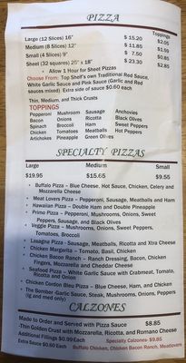 Menu photo 5 Top Shelf Pizza Honeoye, NY Menu photo 5 Top Shelf Pizza Honeoye, NY