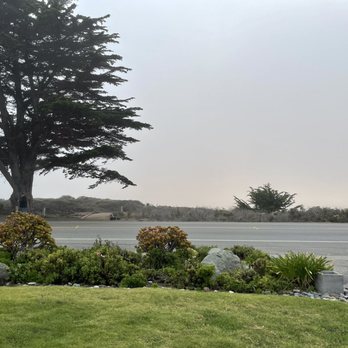 Castle Inn - Our last sunset unfortunately can't see anything due to the fog - Hotels Near Me - Cambria, California Castle Inn - Our last sunset unfortunately can't see anything due to the fog - Hotels Near Me - Cambria, California